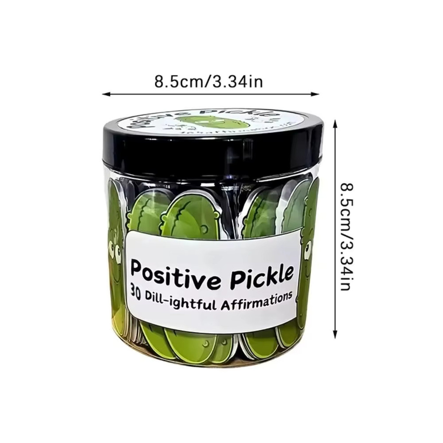 Pickle/Potato Emotionale Unterstützungskarten mit Glas, 30 Blatt, Mehrfarbig - Bild 4