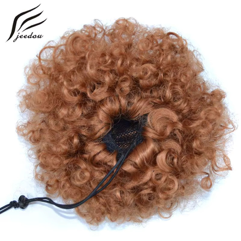Jeedou Afro Puff Chignon Haarknoten, synthetische Haarverlängerung - Bild 2