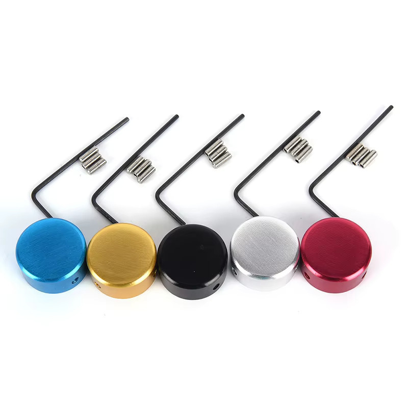 Marbit Fußschalter Topper aus Aluminiumlegierung als Stoßstangen Schutz für dein Gitarren Effekt Pedal in Silber, Gold oder Multicolour - Bild 2