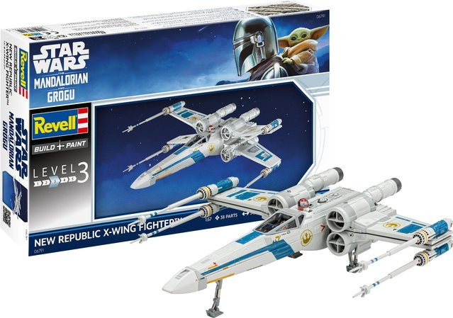 Revell Star Wars X-Wing Fighter de la Nouvelle République, Weltraum, Kunststoff, Grau - Bild 1