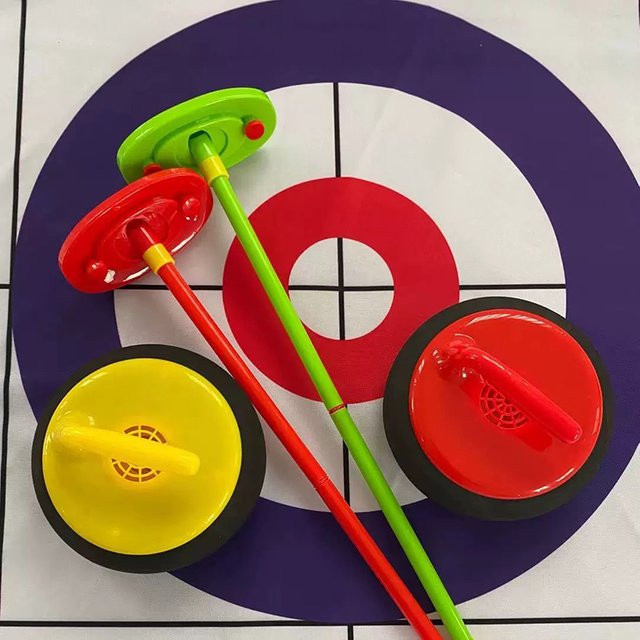 CONUSEA Curling Spielzeug Set, Elektrisch, mit Licht und Bällen - Bild 1
