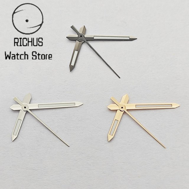 RICHUS Uhrenzubehör, Silber, Rose Gold, Gun Farbe, Grün Leuchtende, NH35 NH36 Bewegung - Bild 1