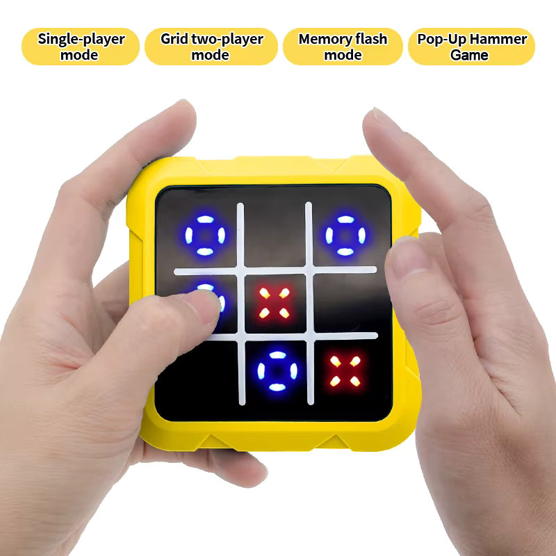 oenas Tic-Tac-Toe-Spiel, Elektronisches Logik-Brettspiel, Zweispieler - Bild 3