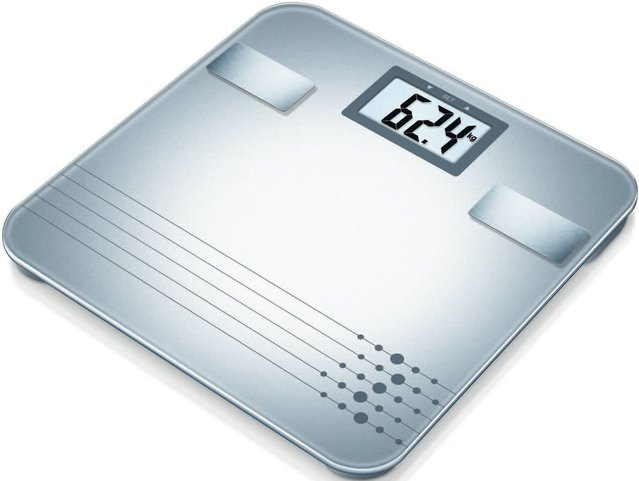 Beurer Personenwaage BG 04 in Silber aus Glas - Bild 1
