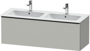 Duravit Waschtischunterschrank D-Neo in Schwarz und Grau, B/H/T: 128 x 46,2 x 44 cm - Bild 1