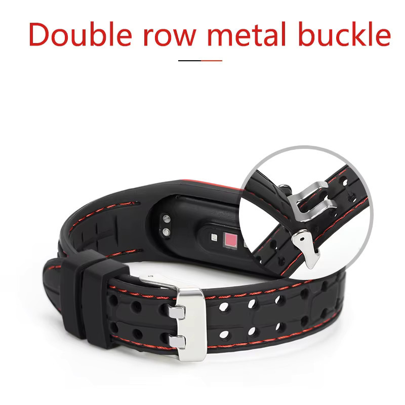 Xiaomi Uhrenarmband Silikon, Schwarz, Unisex - Bild 4