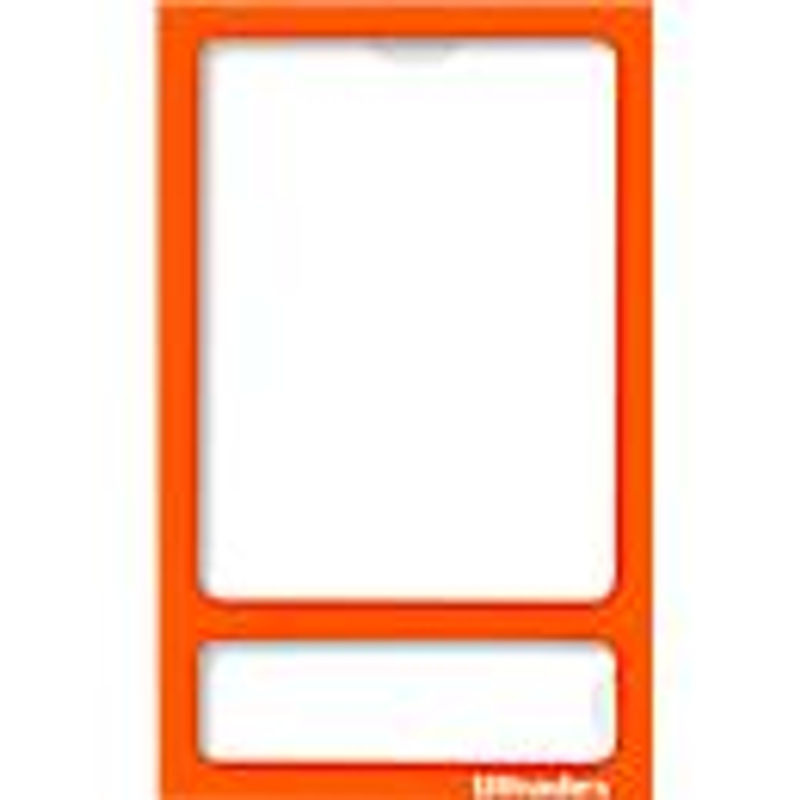 Ultradex Magnetischer Fotorahmen mit transparenter PET-Folie in Orange für Fotos im Format 60 x 80 mm, 5 Stück - Bild 2