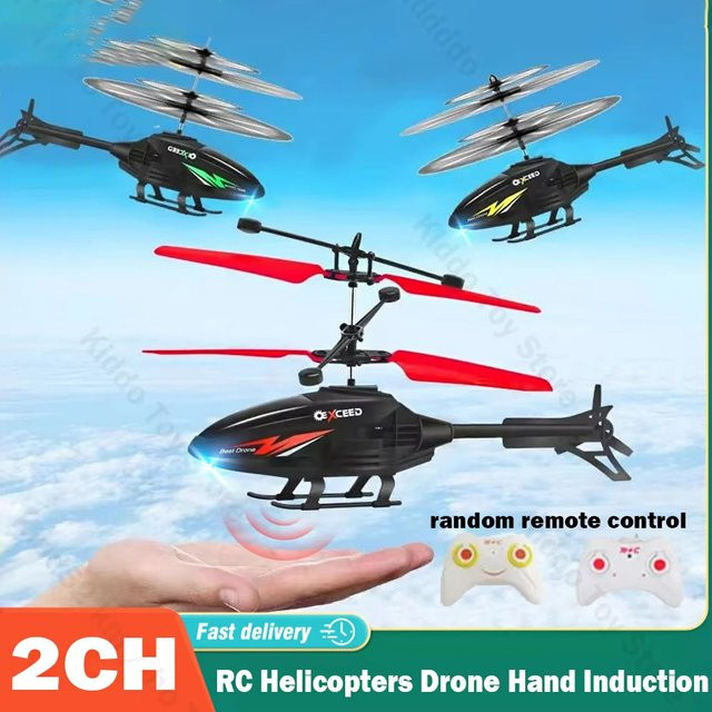 CONUSEA Rc Hubschrauber Drohne, LED, mit Fernbedienung, fallbeständig - Bild 1