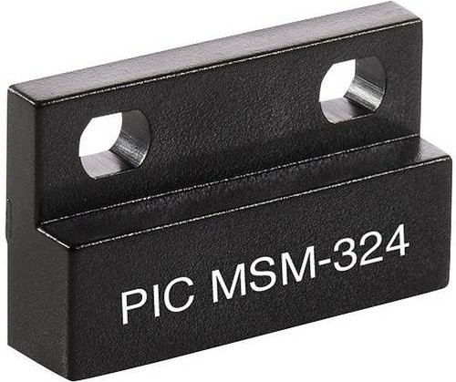 PIC MSM-324 Betätigungsmagnet für Reed-Kontakt in Schwarz - Bild 1