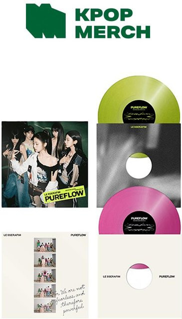 LE SSERAFIM – PUREFLOW Teil 1 Vinyl LP in Random Black - Bild 1