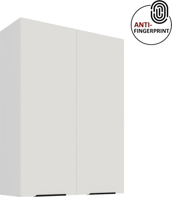 ARIA Hängeschrank für deine Küchenzeile in Weiss mit Anti-Fingerprint-Oberfläche, Höhe: 90 cm, Breite: 80 cm - Bild 1