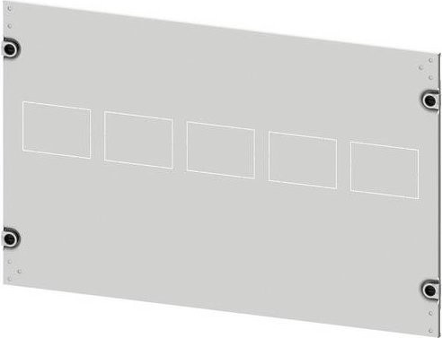 Siemens Blende 8PQ2045-8BA15 in Silber, Breite: 80,0 cm, Höhe: 45,0 cm - Bild 1