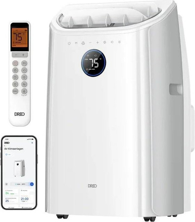 Dreame Monobloc Mobiles Klimagerät in Weiß mit App-Steuerung und Smart Home Integration
