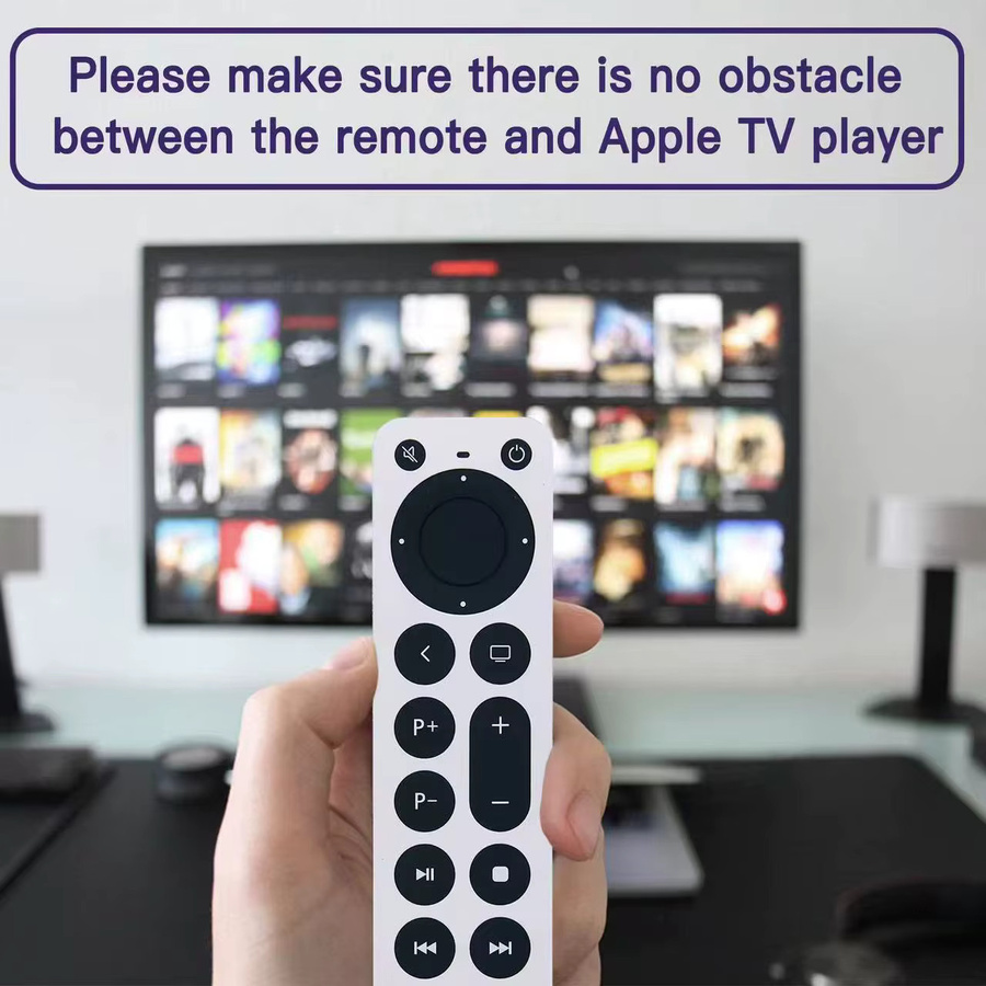 Universelle Smart-Fernbedienung für Apple TV 4K in Weiß - Bild 4