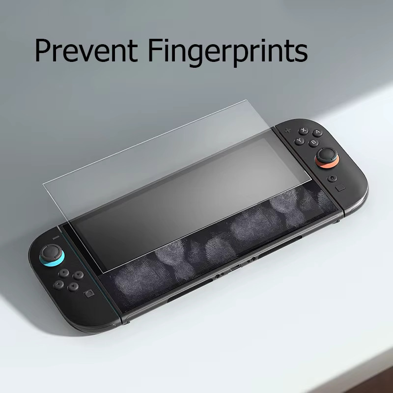 Nintendo Switch 2 HD-Schutzfolie aus gehärtetem Glas, transparent - Bild 2