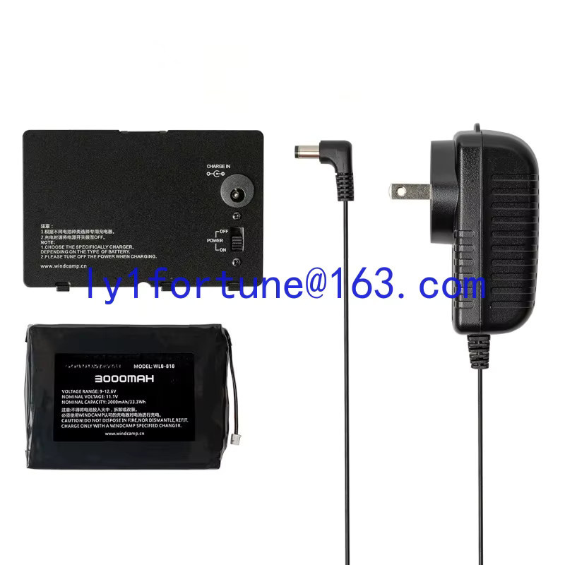Yaesu Lithium-Ionen-Akku Set für FT-818/817 Funkgeräte mit Ladegerät und Ladeklappenabdeckung, Schwarz - Bild 1