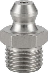 Industrial Quality Supplies Kegelschmiernippel DIN 71412 Sechskant 5.8 M 8 x 1,25 SW 9 silber galvanisch verzinkt - Bild 1