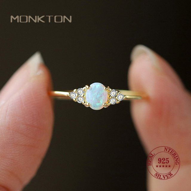 Monkton Ring, 925 Silber, Zirkonia, Damen - Bild 1