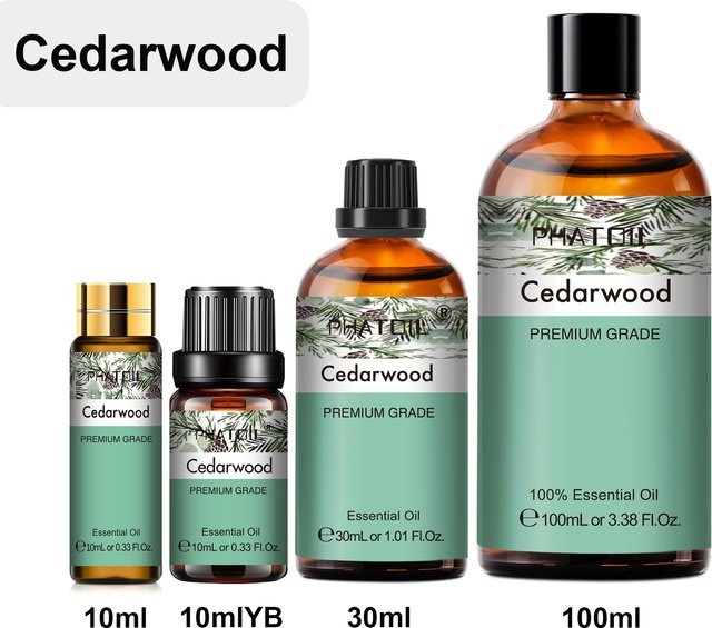 PHATOIL Zedernholzöl, Unisex, 10 ml/30 ml/100 ml - Bild 1