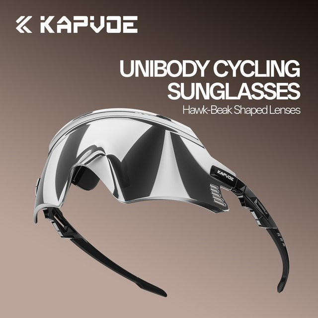 KAPVOE Sportsonnenbrille, Unisex, Vollrand, Kunststoff, Wrap - Bild 1