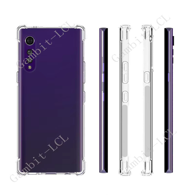 Stoßfeste TPU Schutzhülle für LG Velvet 5G 2020 (6,8 Zoll), Transparent - Bild 2