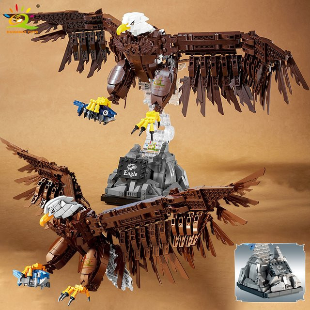 HUIQIBAO Adler-Modell, Baustein-Set, 1214 Teile - Bild 1