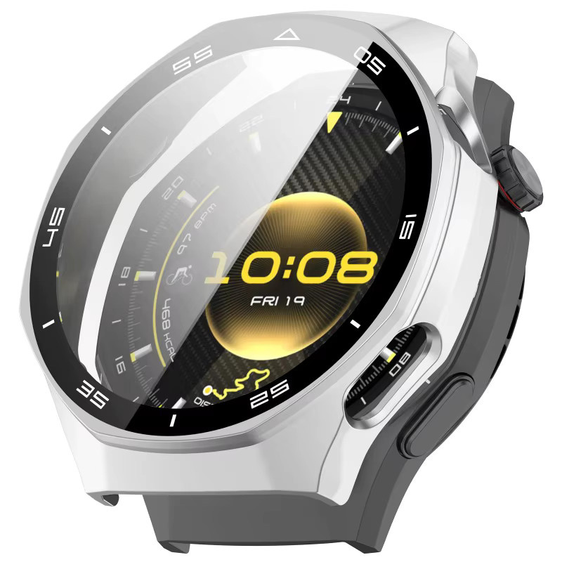 Correa Displayschutzfolie aus gehärtetem Glas und Hartplastik, Huawei Watch GT6 Pro 46mm, Schwarz - Bild 2