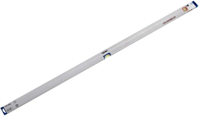 LUX-TOOLS Wasserwaage aus Aluminium in Silber, Länge: 150 cm - Bild 1