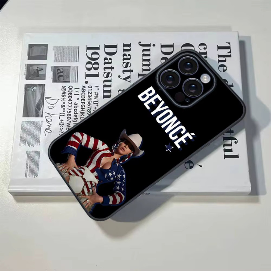 S-Singer B-Beyonce Handyhülle mit starker magnetischer Anziehung in Schwarz für iPhone 12 13 14 15 16 Pro Max mini Plus - Bild 2