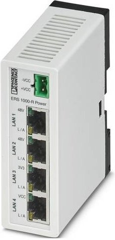 Phoenix Contact ERS 1000-R POWER Stromversorgung in Weiß mit 1 GbE Ethernet/LAN Anschluss - Bild 1