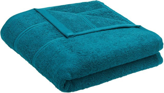 Modern Living Handtuch Melanie in Petrol aus Baumwolle, Breite: 50 cm, Länge: 100 cm - Bild 1