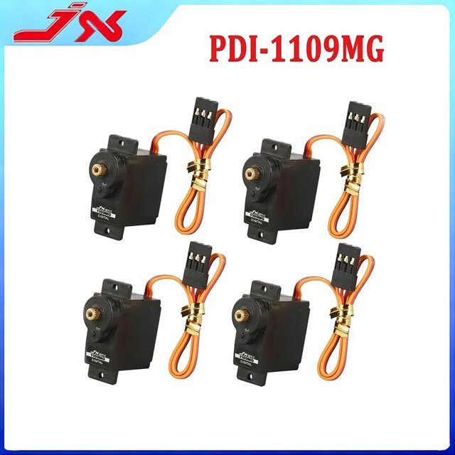 JX Servo PDI-1109MG Digital Mini Servo, Metallgetriebe, 4-teiliges Set, 1:18 - Bild 1