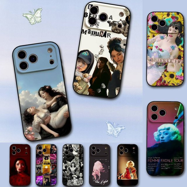 Mesuca Handyhülle für iPhone in Schwarz und Multicolour aus Silikon - Bild 1