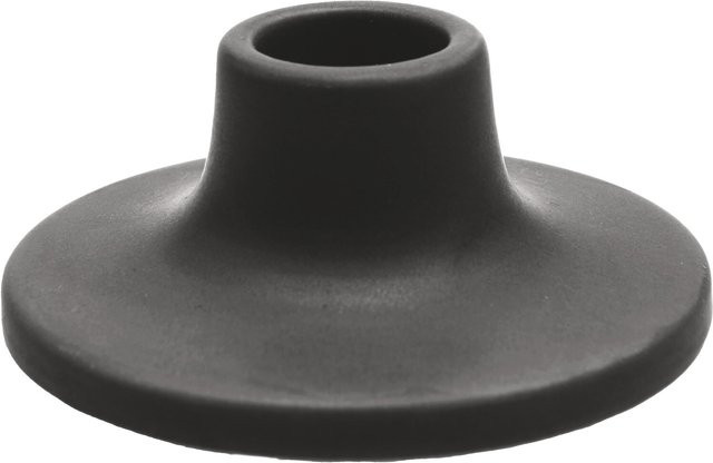 Rico Design Keramikkerzenhalter für Stabkerzen und Spiralkerzen, Schwarz, B/T/H: 8 x 8 x 3,5 cm - Bild 1