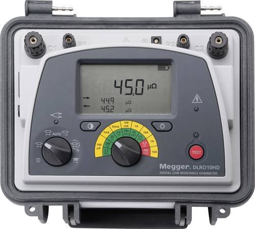 Megger DLRO10HD-NLS Ohmmeter in Grau - Bild 1