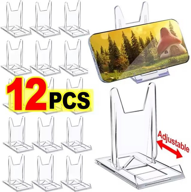 Verstellbarer Display-Ständer aus transparentem Acryl für Bücher, Geldbörsen, Ausweise und Tablets - Bild 1