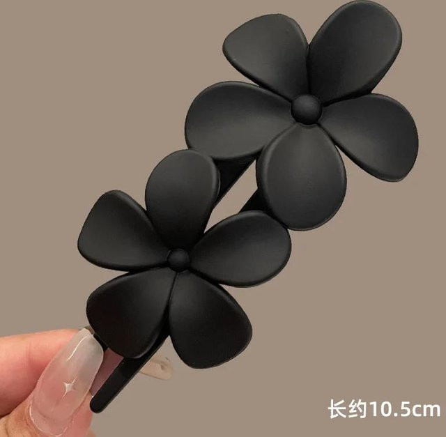 YULIN Haarspangen, Schmetterling Blume, schwarz, Damen - Bild 1