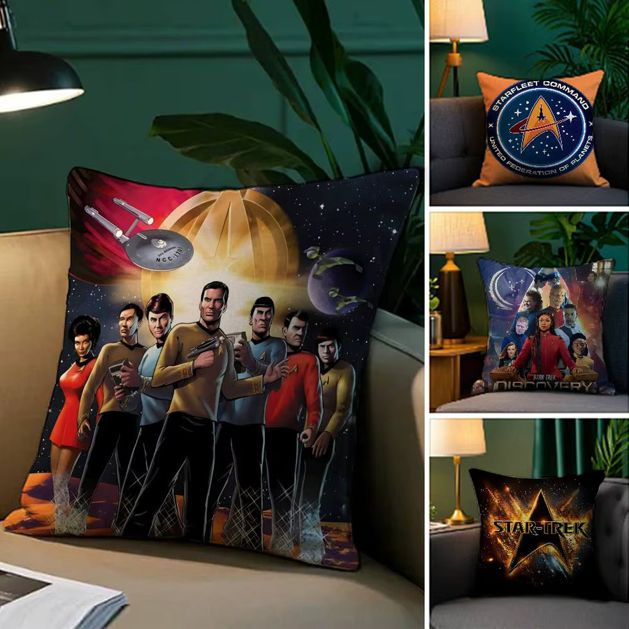 Fiction Entertainment Star Trek Kissenbezug aus Seide, Multicolour, B/B: 30 x 30 cm - Bild 2