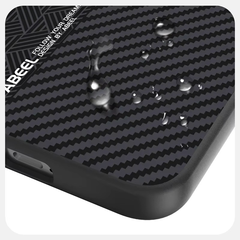 Business Sle Kevlar Schutzhülle mit Kohlefasermuster für Honor 500 und Honor 500 Pro, MagSafe kompatibel, mit Kamera-Schutz und Alloy-Gehäuse, Farben: Schwarz oder Blau - Bild 3
