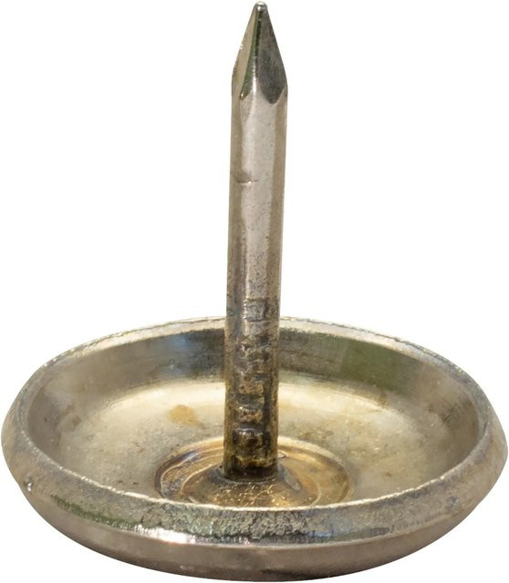 Wagner Nagelgleiter-Set EH1121 aus Messing in Silber und Gold, Durchmesser: 20 mm, Höhe: 4 mm, 4-teilig - Bild 1