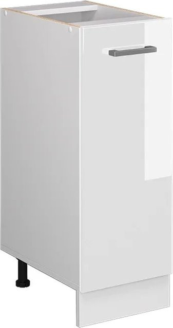 Vicco Apothekerunterschrank R-Line Küchenschrank Weiß Hochglanz Breite: 30 cm - Bild 2