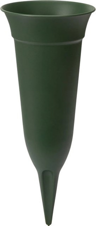 Florus Grabvase in Grün mit traditionellem Design, Höhe: 26 cm