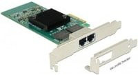 DeLock 89945 PCI-Express Netzwerkkarte mit 2 x Gigabit LAN RJ45 - Bild 1