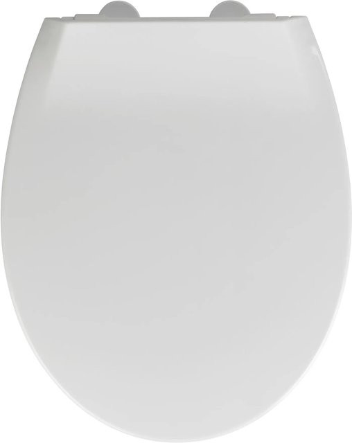 Wenko WC-Sitz Syros Family aus Thermoplast mit Softclose-Absenkautomatik in Weiß - Bild 1