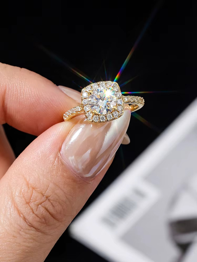 Stylever Verlobungsring, 925 Silber, Diamant, Damen - Bild 2