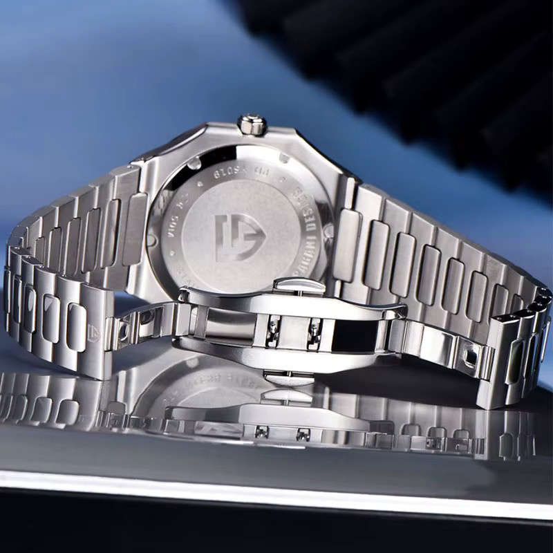 PAGANI DESIGN Armbanduhr, Quarz, Edelstahl, Saphirglas, 37 mm, Herren - Bild 6