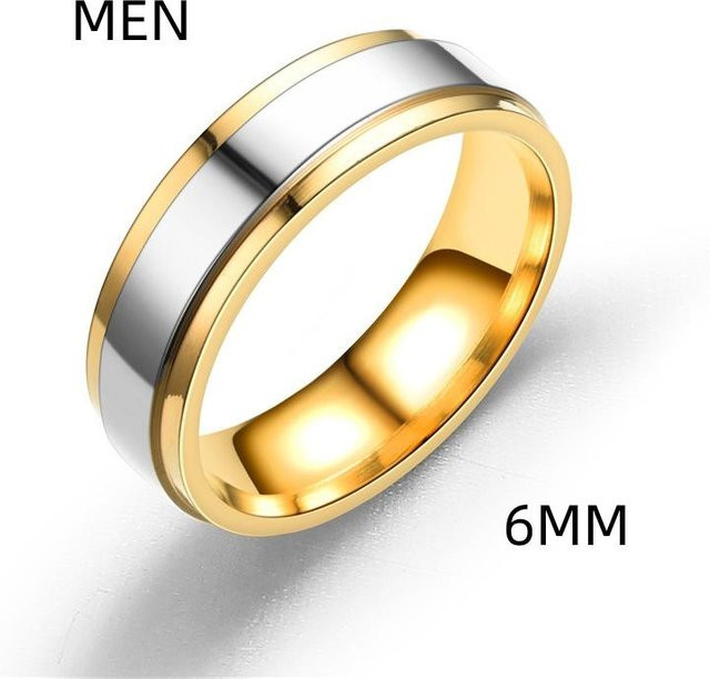 Lucky Star Jewelry Partnerring Set Edelstahl, Bicolor, Unisex - Bild 1