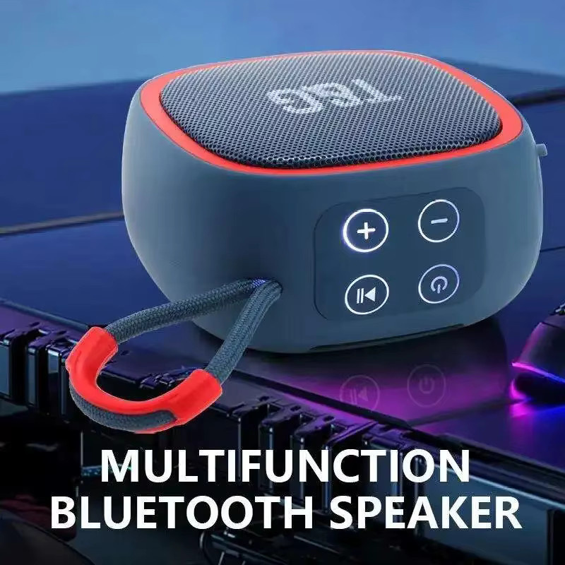 T&G Bluetooth Lautsprecher Tragbare Sound Box mit FM Radio in Grau - Bild 2