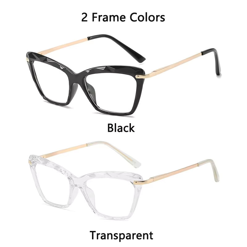 VABBON Lesebrille Cat Eye, Vollrand, Damen, schwarz - Bild 2