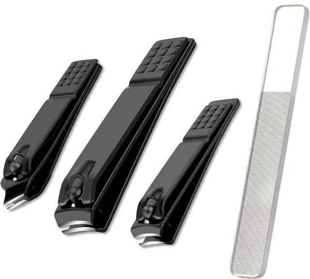 FUMOSIK Nagelknipser Set, Edelstahl, 4 Teile, Unisex - Bild 1